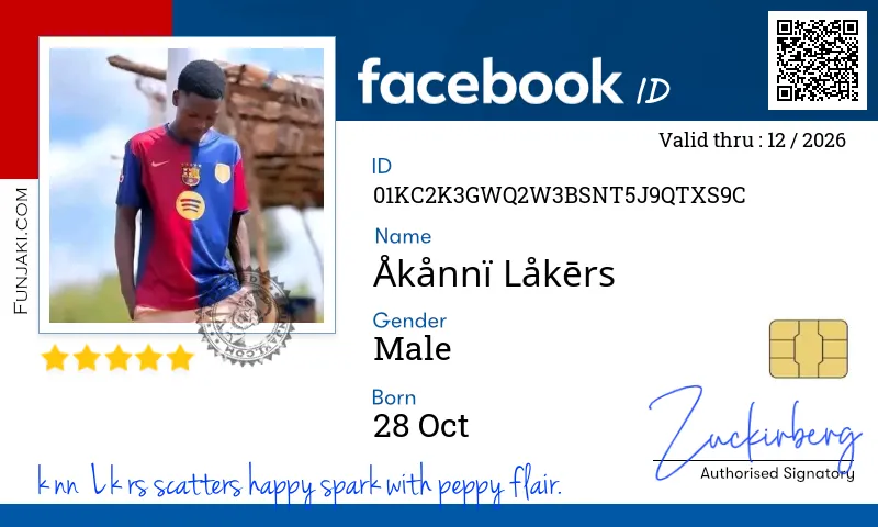 Facebook ID Card