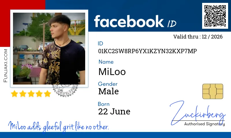 Facebook ID Card