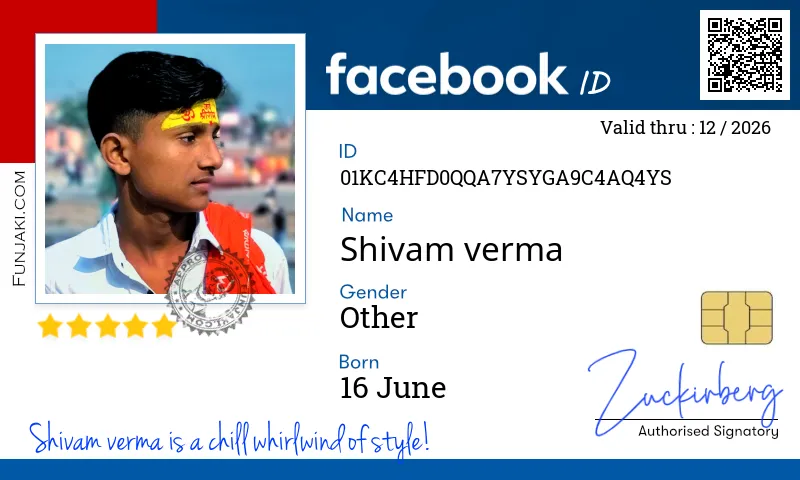 Facebook ID Card