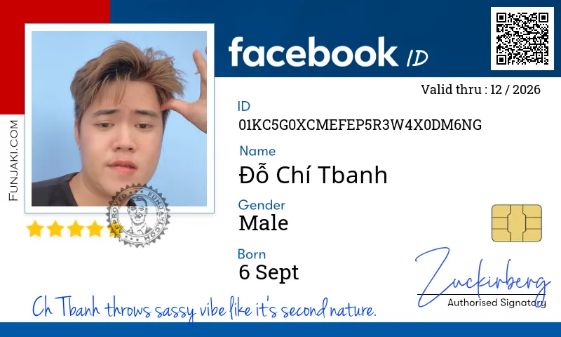 Facebook ID Card