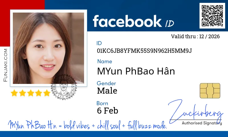 Facebook ID Card