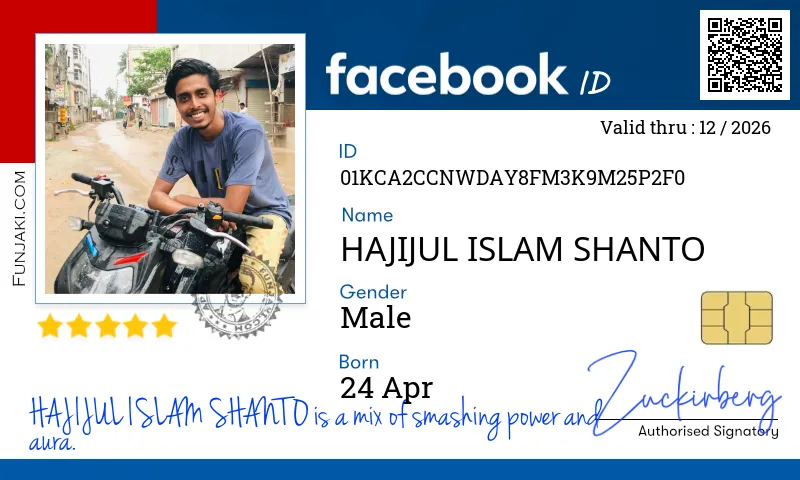 Facebook ID Card