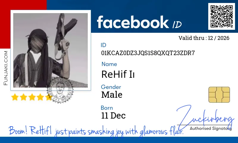 Facebook ID Card