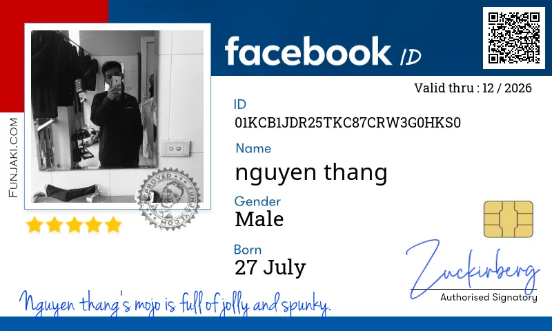 Facebook ID Card