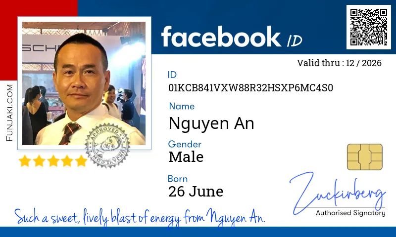 Facebook ID Card