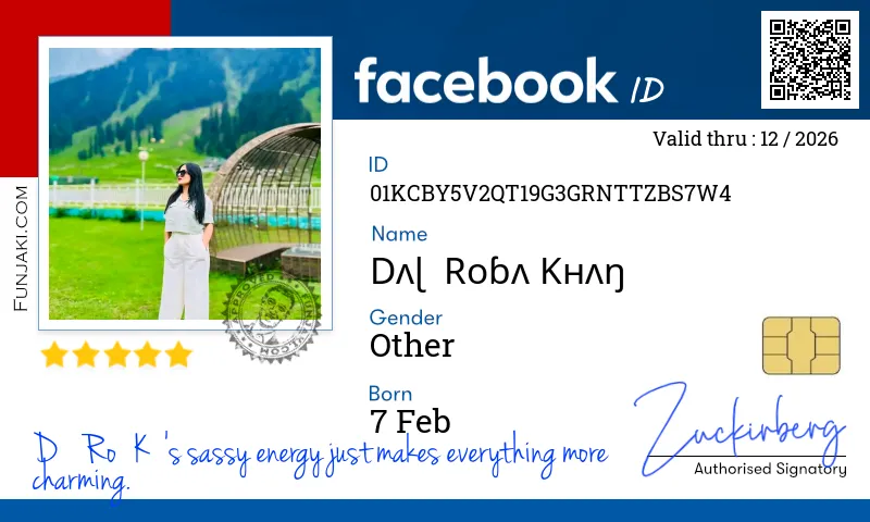 Facebook ID Card