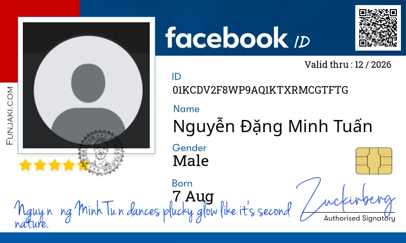 Facebook ID Card