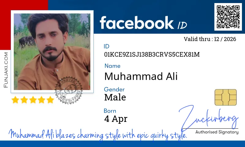 Facebook ID Card