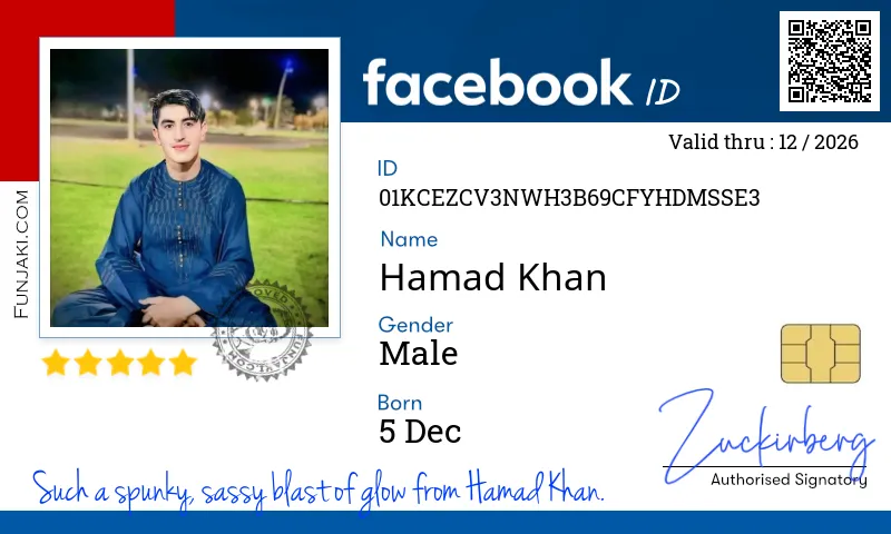 Facebook ID Card