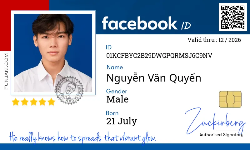 Facebook ID Card
