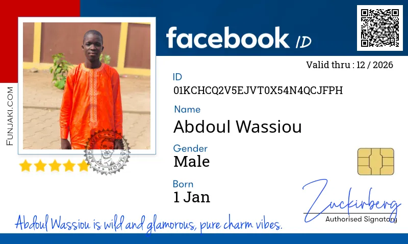 Facebook ID Card