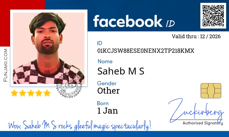 Facebook ID Card