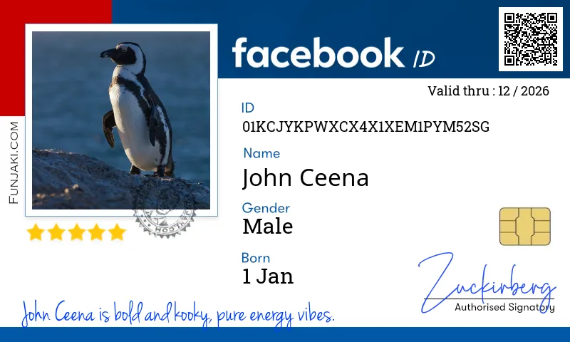 Facebook ID Card