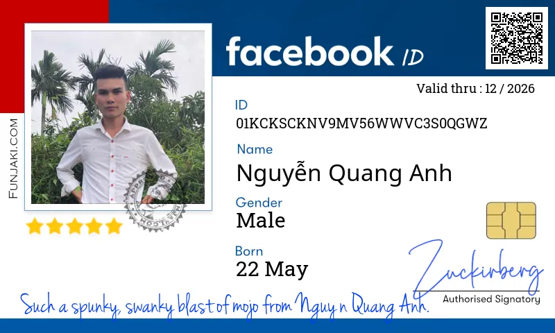 Facebook ID Card