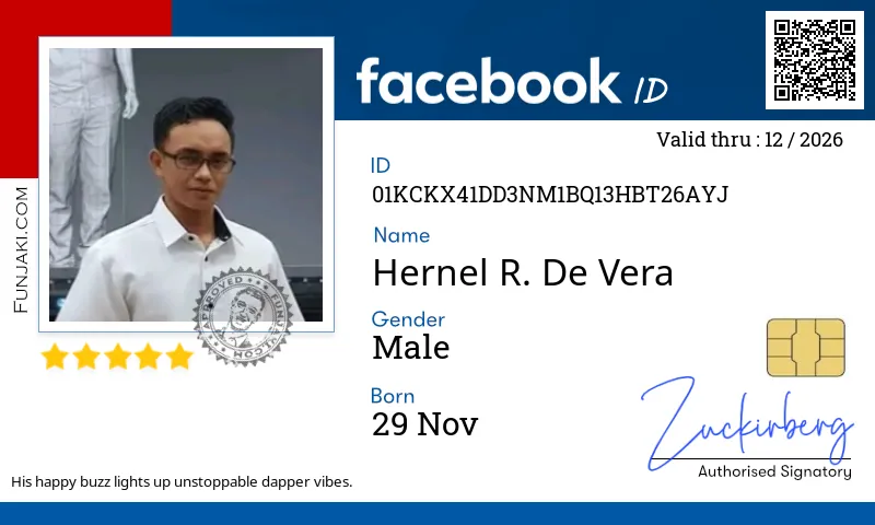 Facebook ID Card