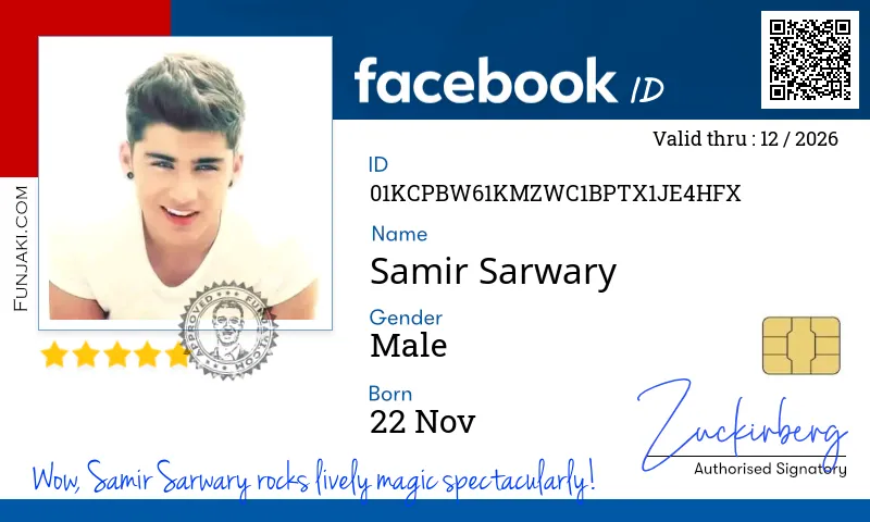 Facebook ID Card