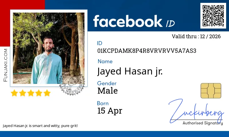 Facebook ID Card