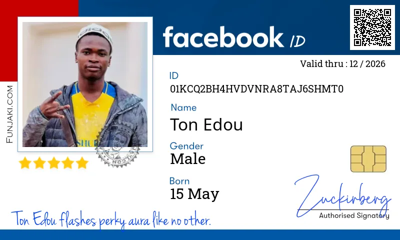 Facebook ID Card