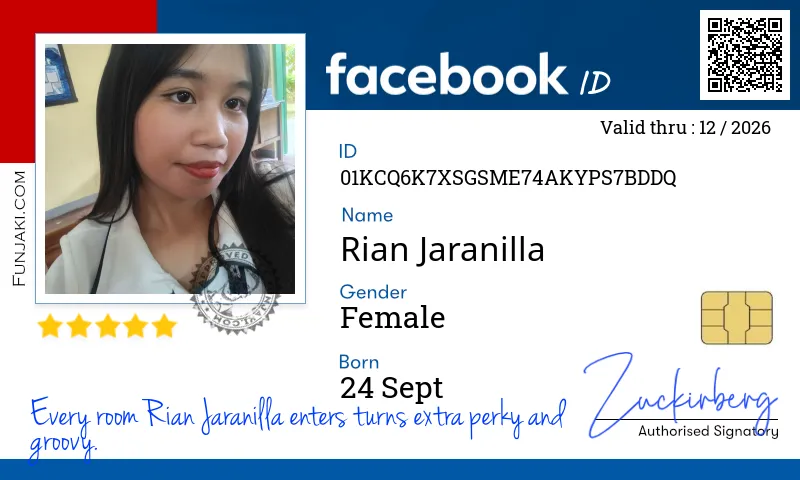 Facebook ID Card