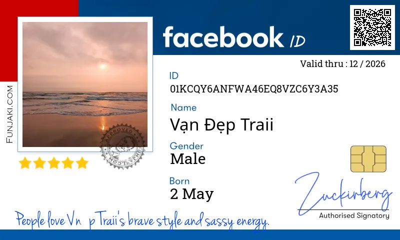 Facebook ID Card