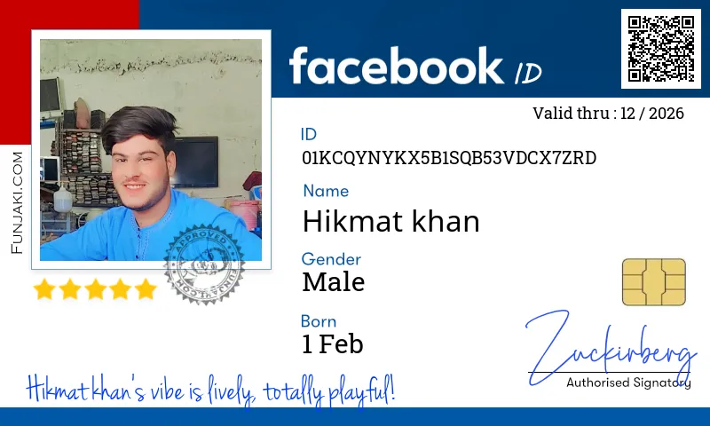 Facebook ID Card