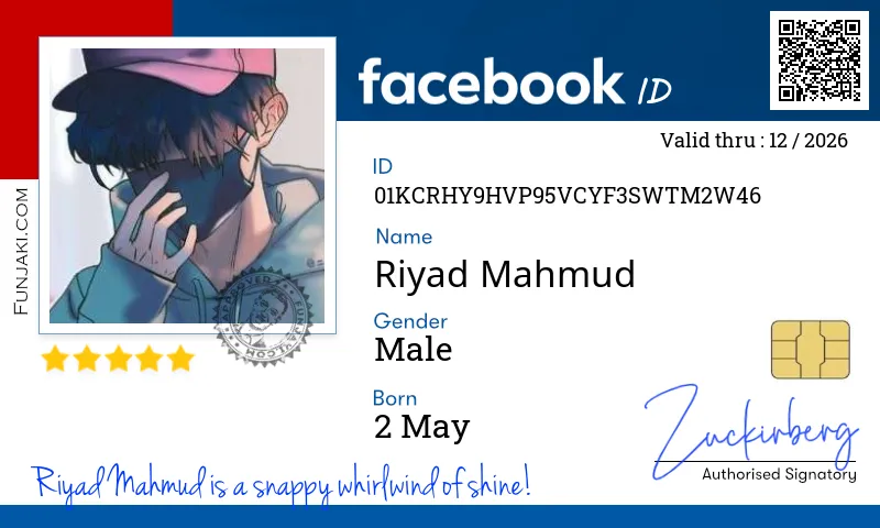 Facebook ID Card