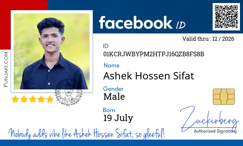 Facebook ID Card