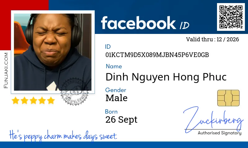 Facebook ID Card