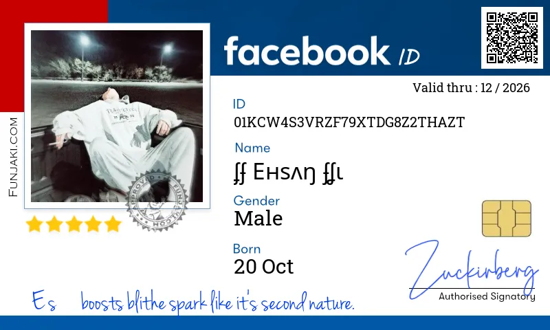 Facebook ID Card