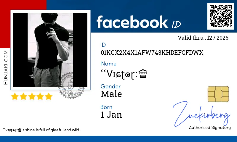 Facebook ID Card