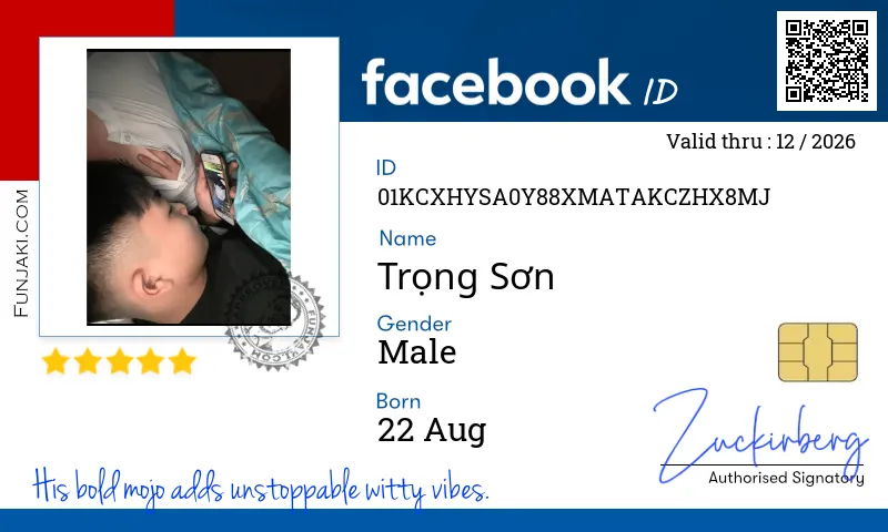 Facebook ID Card