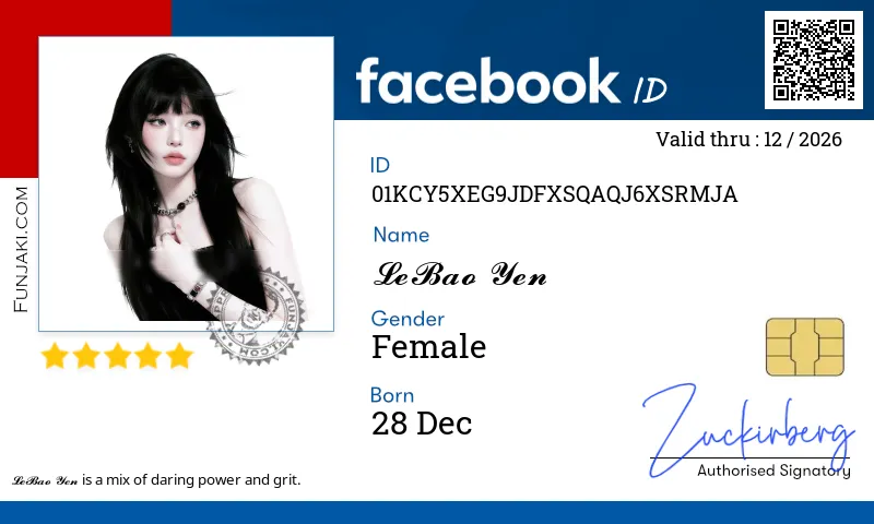 Facebook ID Card