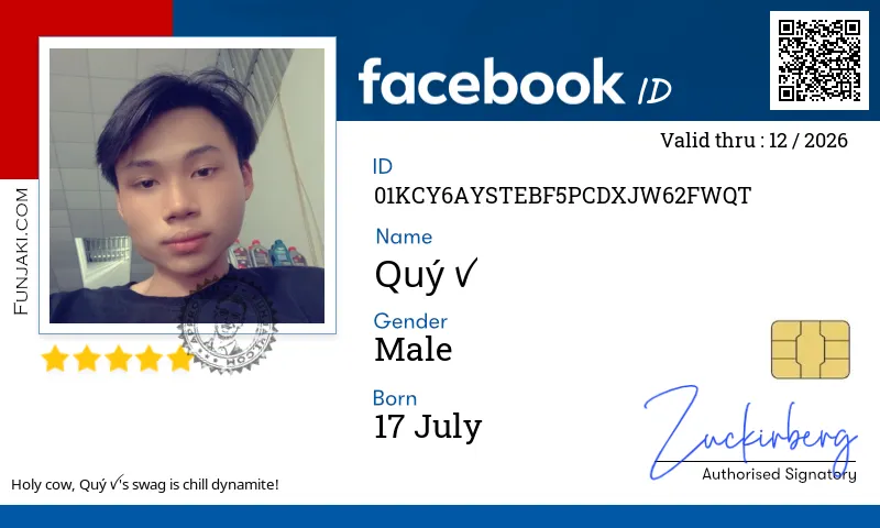 Facebook ID Card