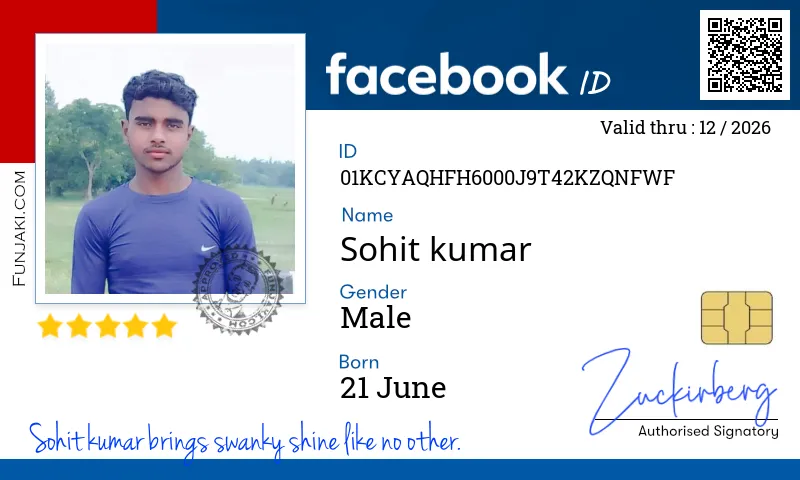 Facebook ID Card