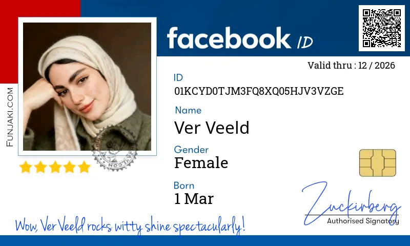 Facebook ID Card