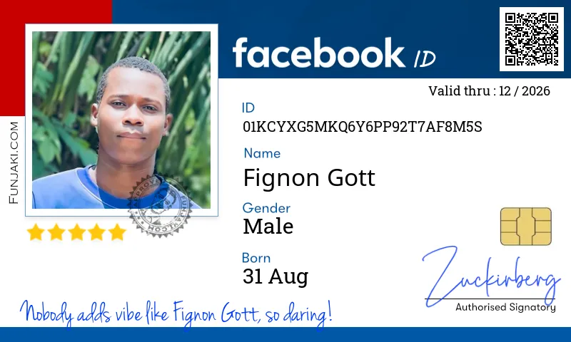 Facebook ID Card