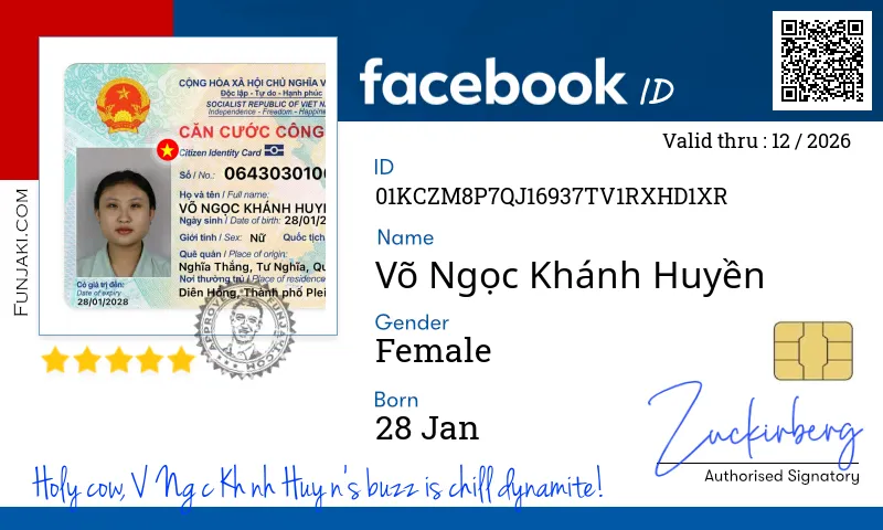 Facebook ID Card