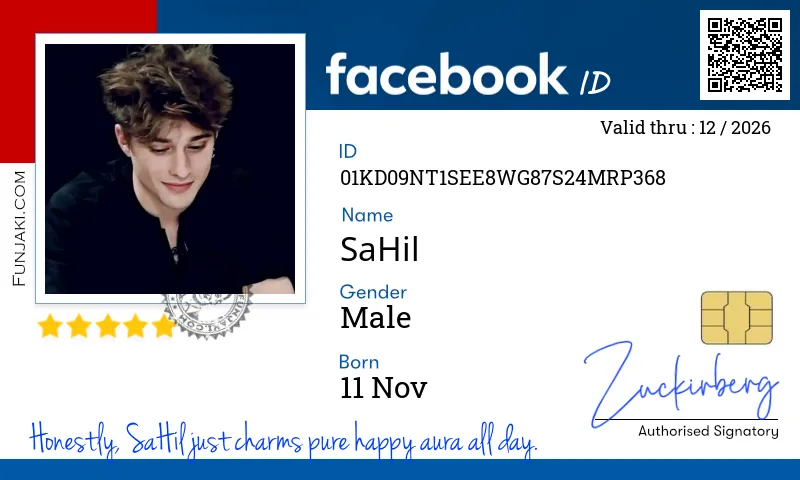 Facebook ID Card