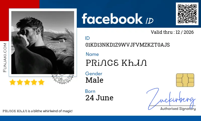 Facebook ID Card