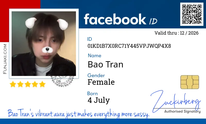 Facebook ID Card