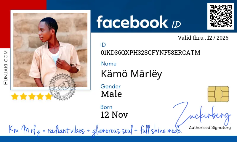 Facebook ID Card
