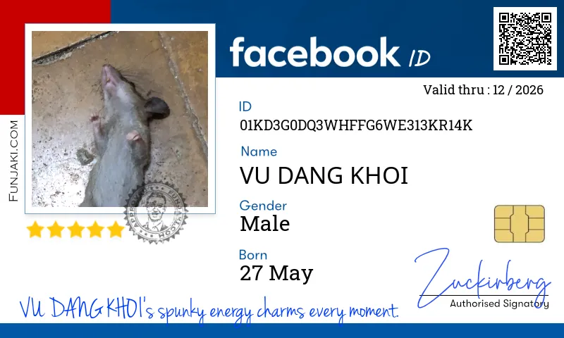 Facebook ID Card