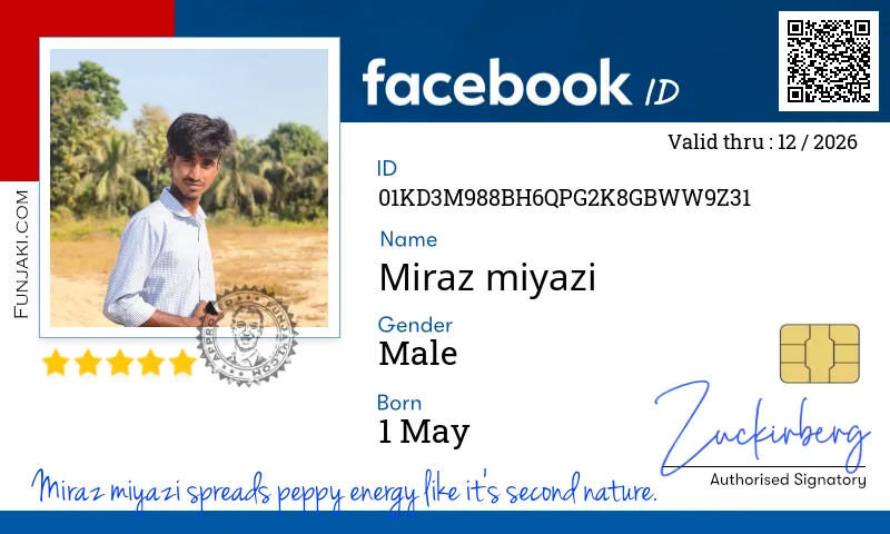 Facebook ID Card