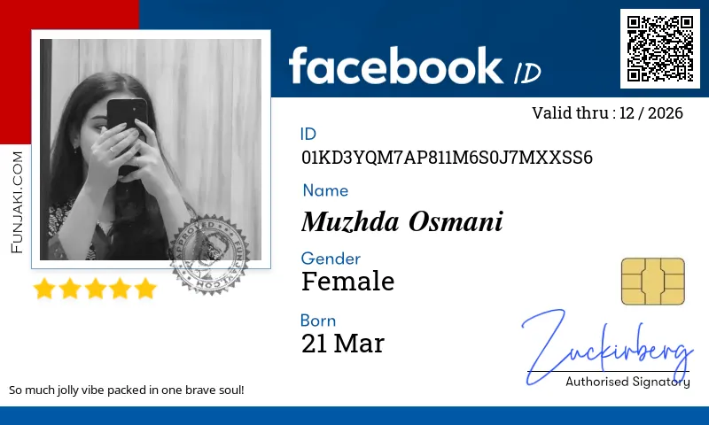 Facebook ID Card