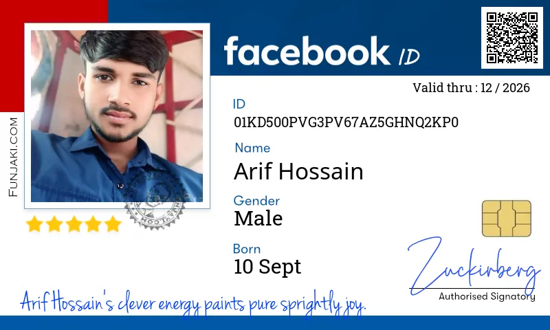 Facebook ID Card