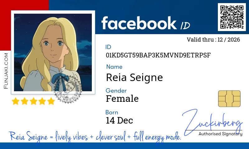 Facebook ID Card