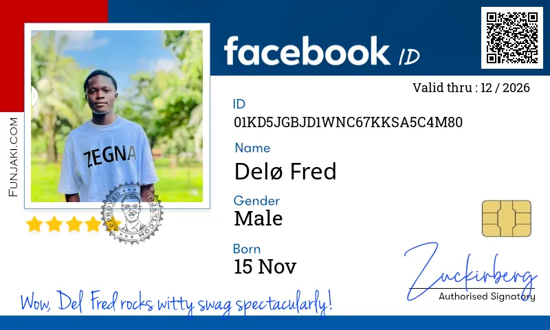 Facebook ID Card