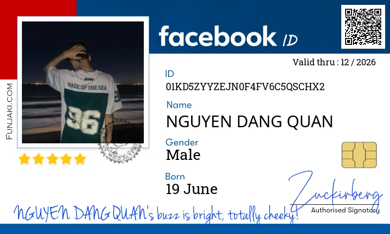 Facebook ID Card