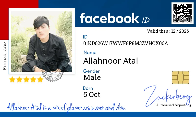 Facebook ID Card