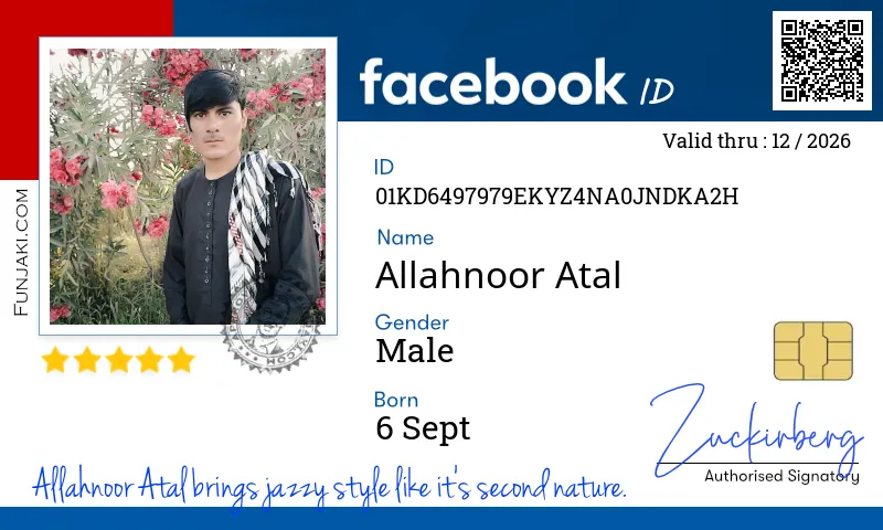 Facebook ID Card